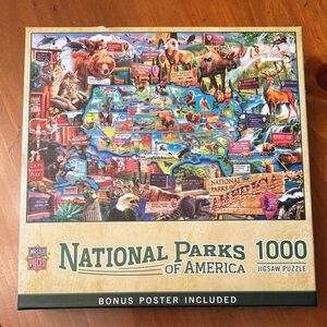 🧩1,000 PIECE NATIONAL PARKS of AMERICA JIGSAW PUZZLE by Master Pieces